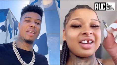 Blueface Makes GF ChriseanRock Pulls Out Tooth To Prove Her。